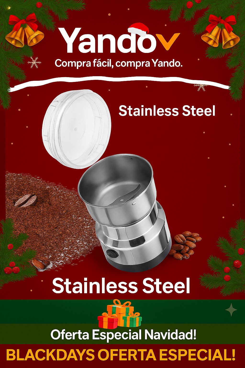 LICUADORA Y TRITURADORA ELECTRICA 2 en 1